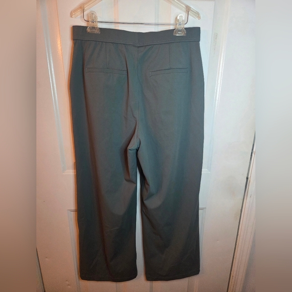 Halara Flex High Waisted Pocket Wide Leg Pants in Deep Aquamarine Size Large - Picture 6 of 9